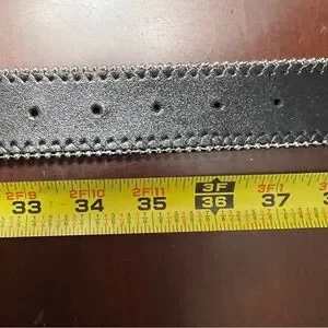 Accessories | Statement Belt Black Silver Glitter Leather  display picture 1